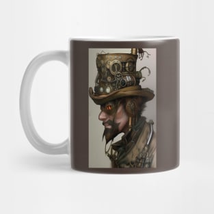 Cool Portrait of a Machinist Inventor Steampunk Mug